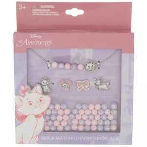 New Disney The Aristocats Marie Kids Pink Mix & Match Charm Necklace